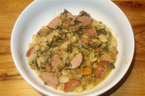 Kale Sausage Lima Bean Stew Sophisticated Southern Girl