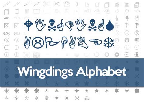 Alphabet Wingdings This Is A Simple Translator Which Converts Your