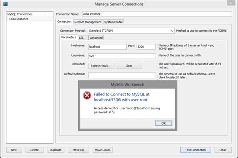 Failed To Connect To Mysql At Localhost With User Root Mysql
