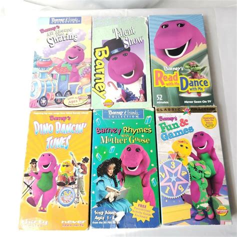 Tales from the tracks (may 23rd, 2006; Lot of 6 Barney VHS Tapes Talent Show Fun and Games Dino ...