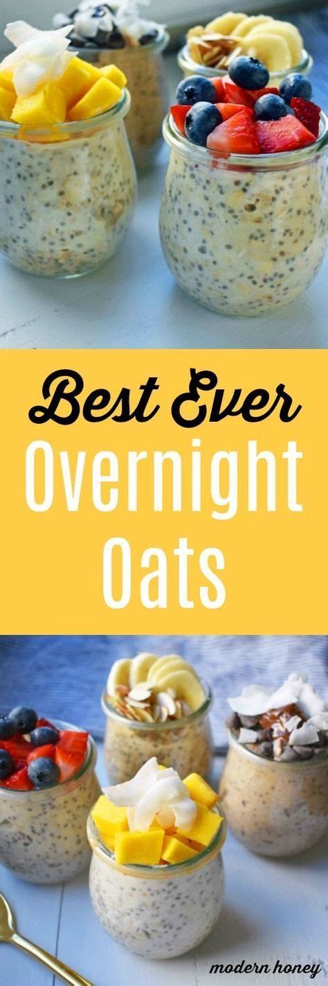 My favorite thing about this overnight oats recipe though has got to be the flavor. How to make easy overnight oats. Five ways to make ...