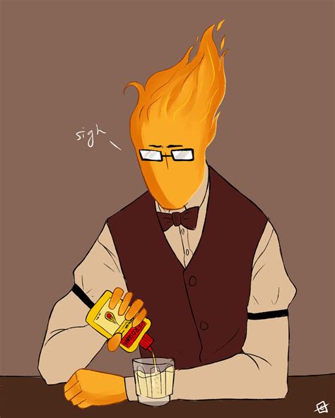 Grillby Commission By Cassbutts On Deviantart