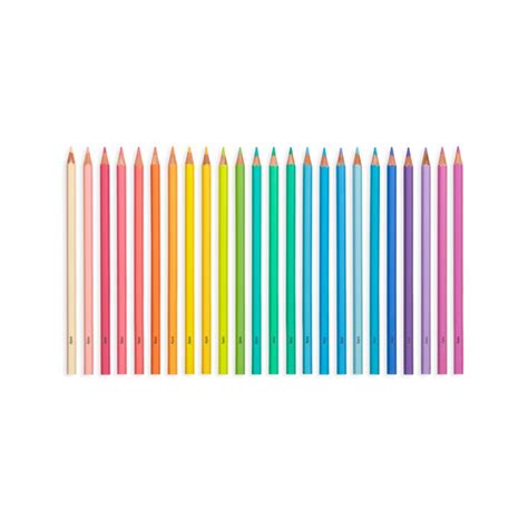 Pastel Hues Colored Pencils Set Of 24 By Ooly Colored Pencil Set