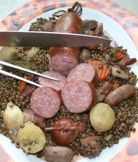 Saucisse De Morteau Aux Lentilles Vertes Du Puy Amafacon