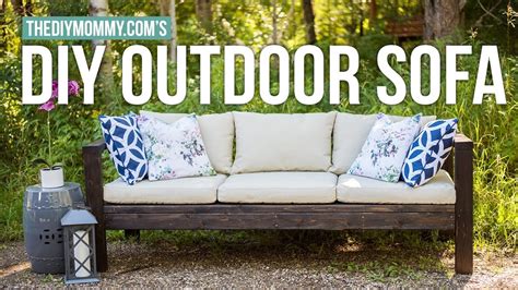 How To Make A Diy Outdoor Sofa Vlogust Day 21 The Diy