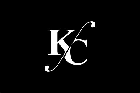 Kc Monogram Logo Design By Vectorseller
