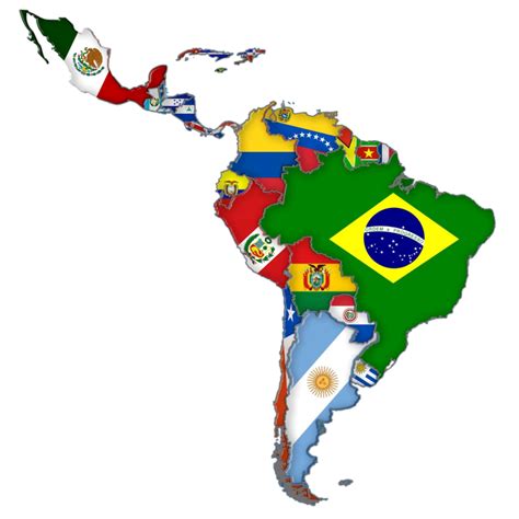 Map Latin Of Flags America South | America art, South america flag, South america animals