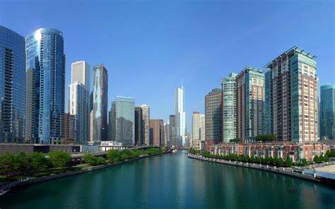 Panorama Of Chicago Wallpapers And Images Wallpapers