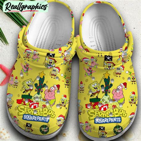 Spongebob Squarepants Cartoon 3d Printed Crocs Shoes Unisex Reallgraphics