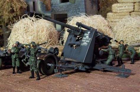 Wwii Plastic Toy Soldiers Introducing The 88 Cm Flak 3637
