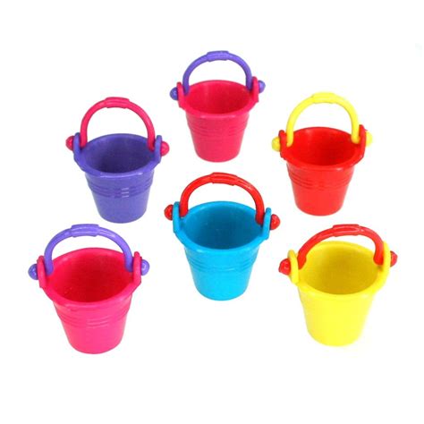 Mini Bright Plastic Buckets By Artminds™ Michaels Plastic Buckets