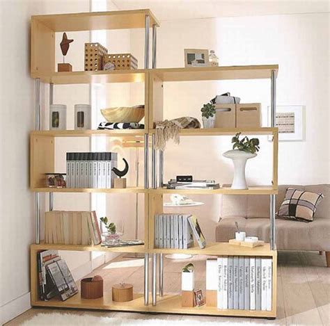 Feeling Great With Unique Freestanding Bookshelves In The Interior