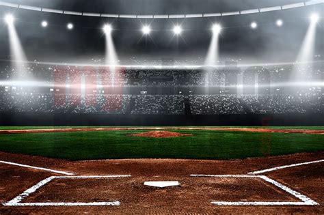 Find your perfect background for your phone, desktop, website or more! Digital background - baseball stadium - horizontal ...