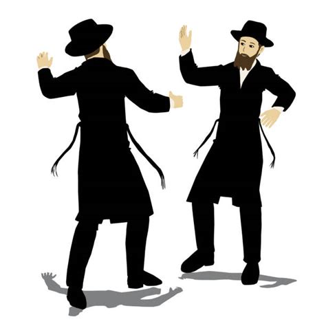 10 Silhouette Of Hasidic Jew Hats Stock Illustrations Royalty Free