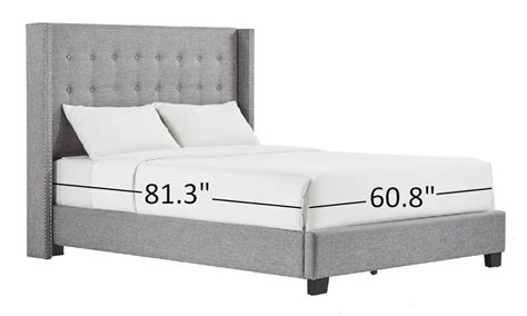This chart is in centimeters, go to our standard bed dimensions ( us ) for it in inches. All Your Queen-Size Bed Questions Answered | Overstock.com