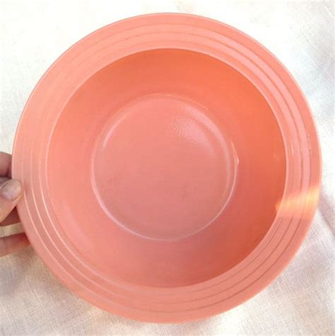 S Hazel Atlas Pink Platonite Bowls Moderntone Pattern Etsy