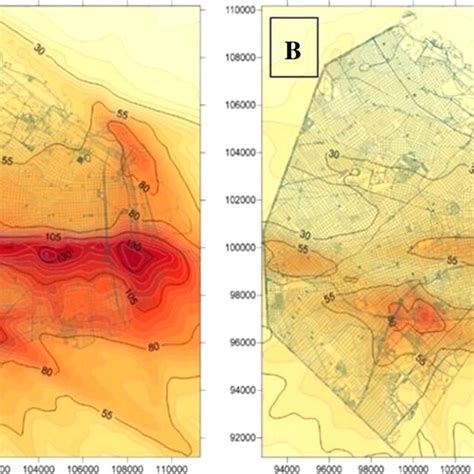 Pollution Plume Pm10 Daily Average Immission µgm³ A From Total