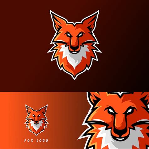 Premium Vector Fox Esport Gaming Mascot Logo Template