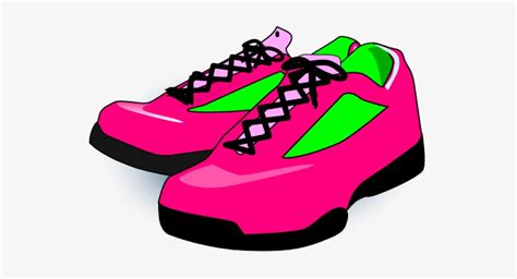 Cartoon Tennis Shoe Clipart Pair Of Running Shoes Clipart 600x384
