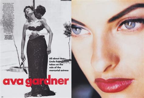 Ava Gardner Vogue October 1990