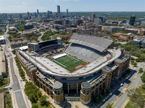 Aerial Views Darrell K Royal Memorial Stadium Editorial Photography