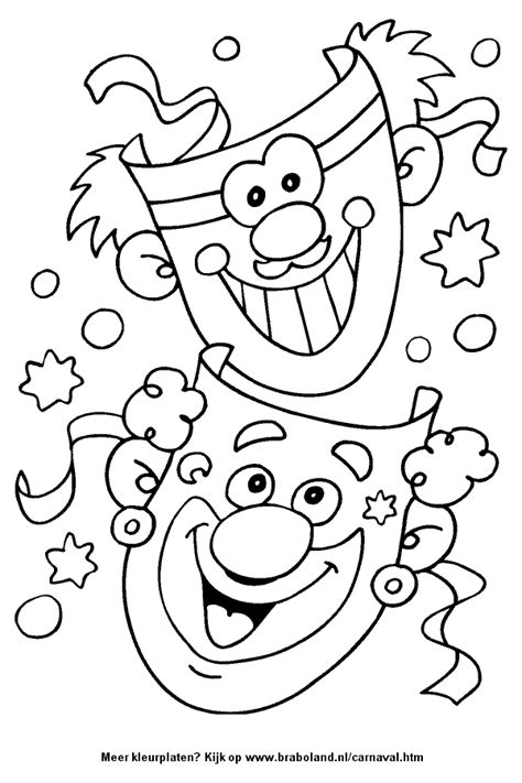 Kleurplaten Carnaval, Brabantse Carnavalskleurplaten, Online