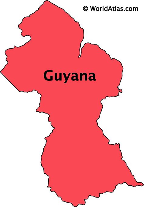 Guyana Maps And Facts World Atlas