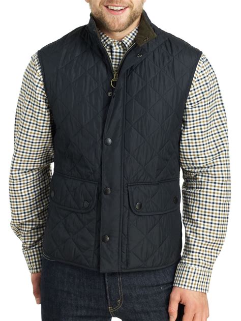Barbour Mens Lowerdale Quilted Gilet Navy Xlarge