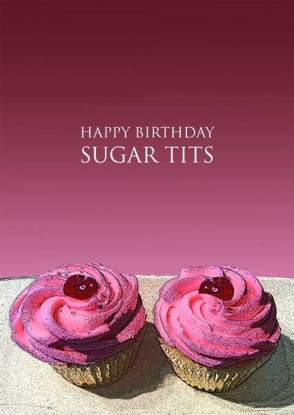 Sugar Tits Birthday Card Thortful