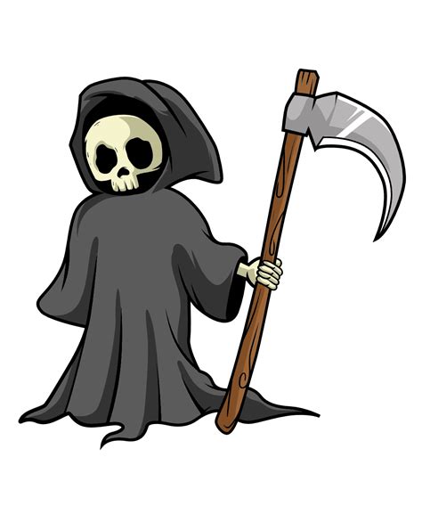Grim Reaper Halloween Free Svg File Svg Heart