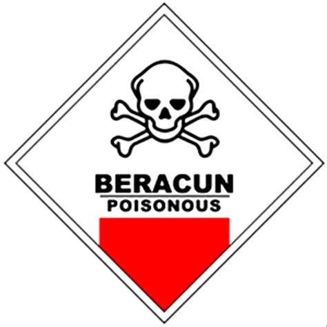 Jual Sticker Limbah Berbahaya Label Hazardous Waste Beracun Poisonous