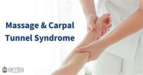 Massage Carpal Tunnel Syndrome Carpal Tunnel Syndrome Carpal