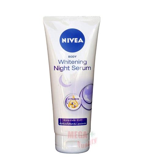 Nivea Body Whitening Night Serum With Vitamin E And C Moisturizes