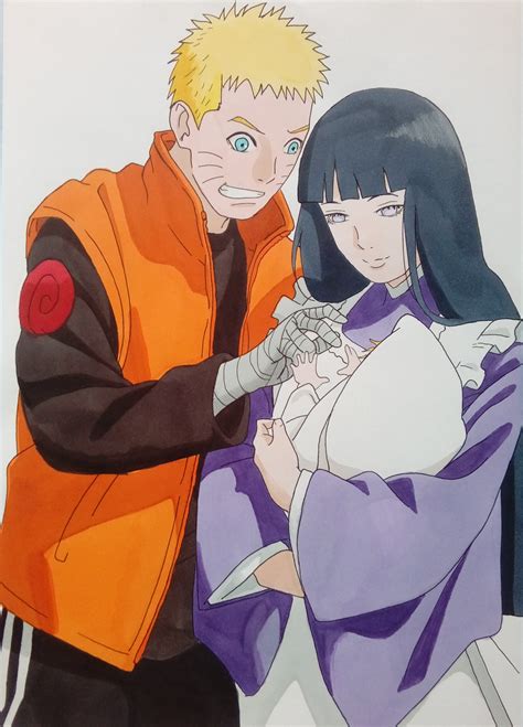Naruto And Hinata Wbaby Boruto By Daisuke Dragneel On Deviantart