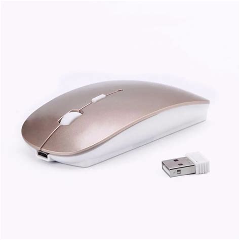 Ultra Thin 24ghz Usb Optical Wireless Mouse Rechargeable Super Mini