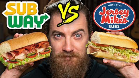 Subway Vs Jersey Mikes Taste Test Food Feuds Youtube
