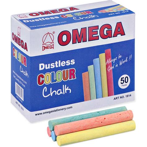 1816 Omega Color Chalk Pk Of 100 Allied Instruments Private Limited