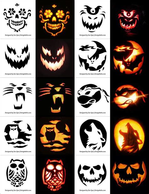 420 Free Printable Halloween Pumpkin Carving Stencils Patterns Designs Faces And Ideas
