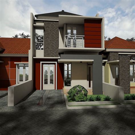 Model desain rumah kost minimalis 2 lantai mewah nyaman via kreasirumah.net. Konsep 29+ Desain Rumah Minimalis 2019