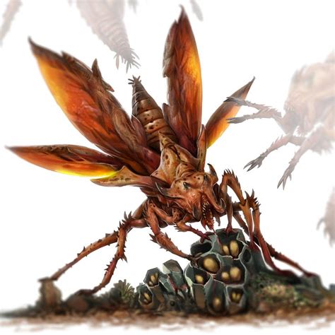 Artstation Flying Bugs Saeed Jalabi Fantasy Monster Monster