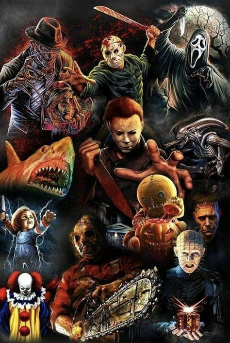 An Classic Horror Icons Legends Edit By Posted By Jeanne Horror Movies
