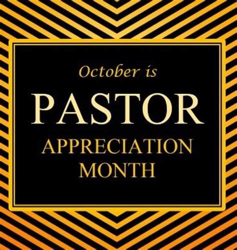 Pastor Appreciation Month Pastors Appreciation Pastor Appreciation