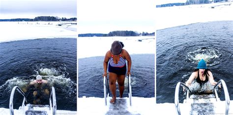 Video Photos Finnish Sauna Ice Swimming In Lahti Finland Lola Akinmade