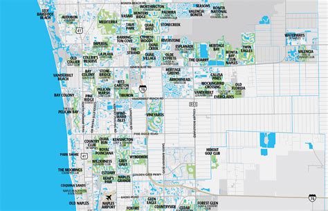 map of naples fl area world map