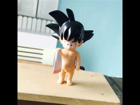 Dragon Ball Z Baby Goku Shower Naked Nude Figurine Youtube
