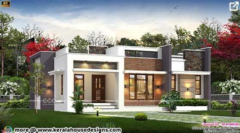 1260 Sq Ft Modern Single Floor House Kerala Home Design And Floor