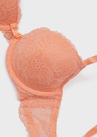 Eternal Lace Recycled Lace Push Up Bra Emporio Armani Woman