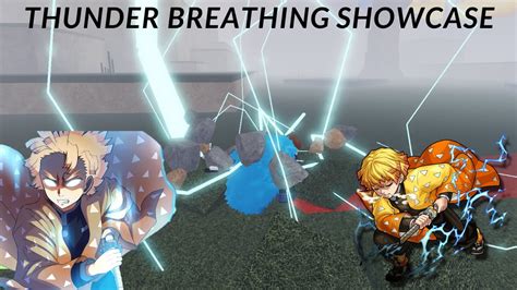 Thunder Breathing Showcase Slayers Unleashed Youtube