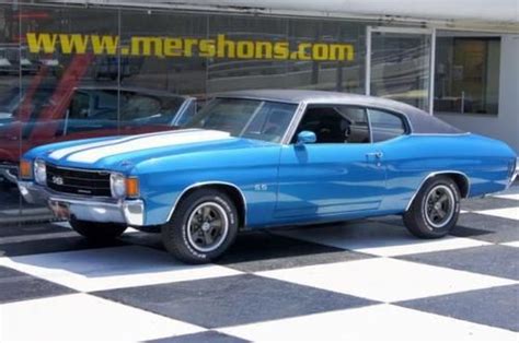Buy Used 1972 Chevelle Ss 402 4 Speed Mulsanne Blue In Springfield