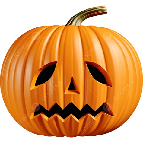 Carved Halloween Pumpkin Illustration Element Halloween Png